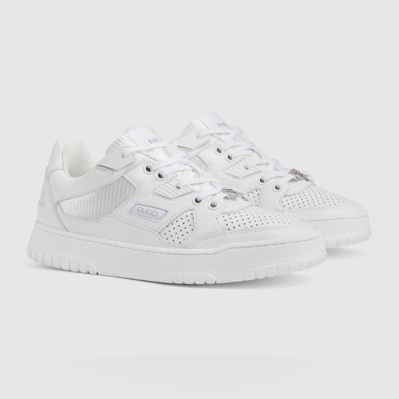 Gucci Jones Leather Sneaker - White - Sz 34.5 - Picture 13 of 13